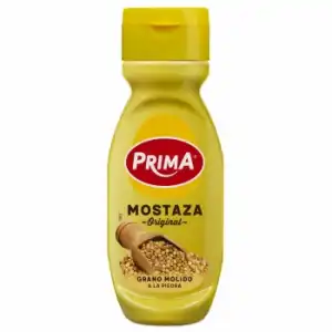 Mostaza original Prima sin gluten envase 265 g.