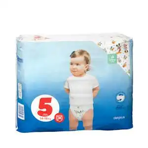 Pañales bebé talla 5 Deliplus de 14-18 kg