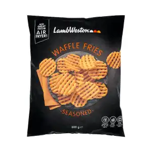 Patatas prefritas Waffle fries Lambweston ultracongeladas Paquete 0.6 kg