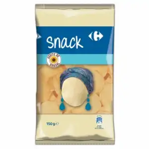 Snack de patata ligera Carrefour 150 g.