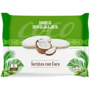 Tortitas con coco Inés Rosales 180 g.