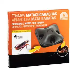 Trampa matacucarachas Bosque Verde Caja 1 ud