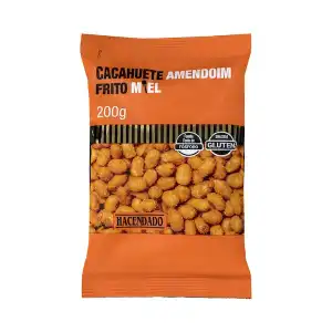 Cacahuete frito con miel Hacendado Paquete 0.2 kg