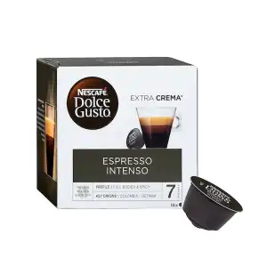 Café en cápsula espresso intenso Dolce Gusto Caja 0.112 kg