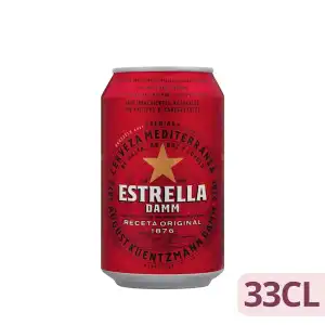 Cerveza Estrella Damm Lata 330 ml