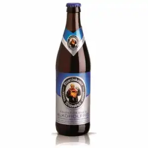 Cerveza Franziskaner Weissbier sin alcohol botella 50 cl.