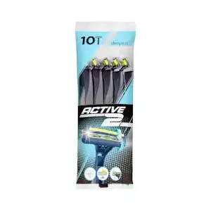 Maquinilla de afeitar desechable Active 2 Deliplus 2 hojas Paquete 1 ud
