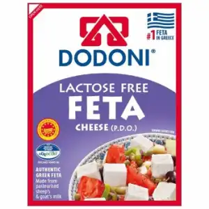 Queso feta Dodoni sin lactosa 200 g.