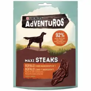 Snack para perros Adventuros maxi steaks 70 g
