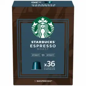 Café espresso roast en cápsulas Starbucks compatible con Nespresso 36 unidades de 5,6 g