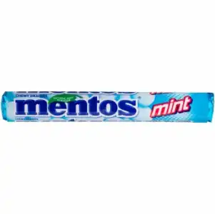 Caramelos sabor menta Mentos 38 g.