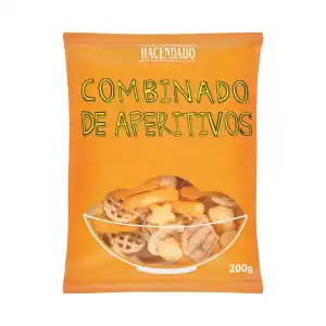 Combinado de aperitivos Hacendado Paquete 0.2 kg