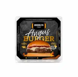 Hamburguesa de vacuno Angus Burger Brooklyn Town 225 g.