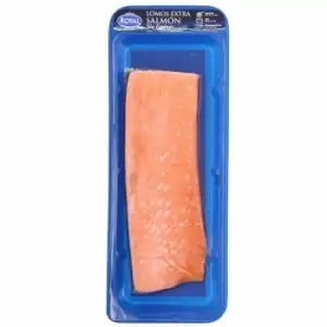 Lomo extra de salmón noruego sin espinas congelado Royal 500 g