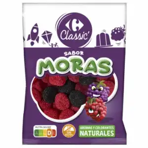 Moras de goma Carrefour Classic sin gluten 200 g.