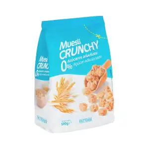 Muesli crujiente sin azúcares añadidos Hacendado Paquete 0.5 kg