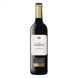 Vino tinto D.O Valdepeñas Viña Albali reserva Botella 750 ml