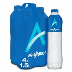 Aquarius sabor limón pack 4 botellas 1,5 l.