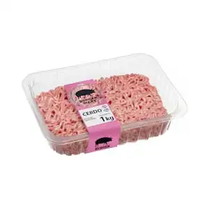 Carne picada de cerdo Bandeja 1 kg