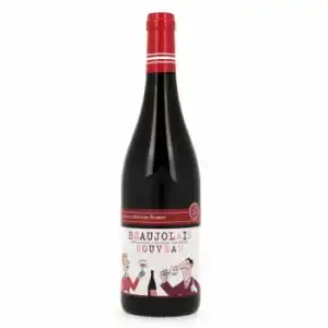 Vino tinto Beaujolais Nouveau Carrefour 75 cl.
