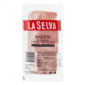 Bacón ahumado La Selva lonchas Paquete 0.21 kg