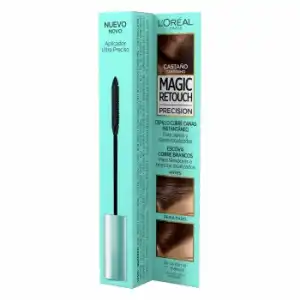 Cepillo cubre canas instantaneo castaño L'Oréal Magic Retouch 8 ml.