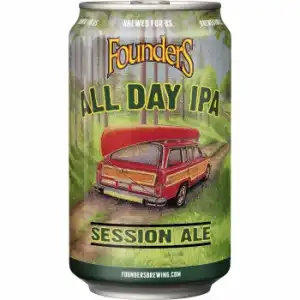 Cerveza Founders All Day tipo IPA 35,5 cl.