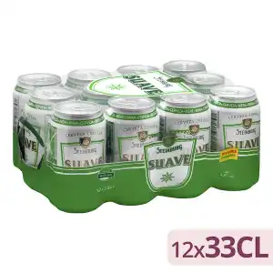 Cerveza Suave Steinburg 12 latas X 330 ml