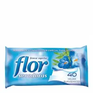 Toallitas para secadoras Flor 40 ud.