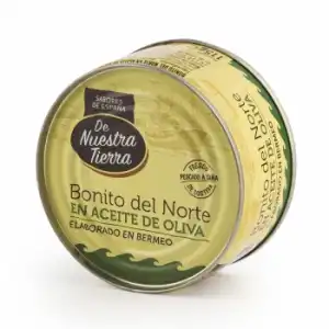 Bonito del norte en aceite de oliva De Nuestra Tierra 81 g.