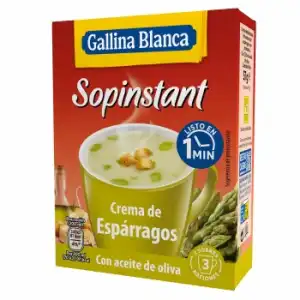 Crema de espárragos Gallina Blanca 57 g.