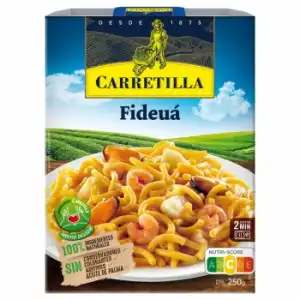 Fideuá Carretilla sin aceite de palma 250 g.