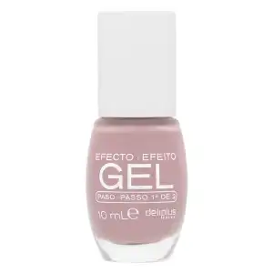 Laca de uñas efecto gel Deliplus 255 malva 1 ud