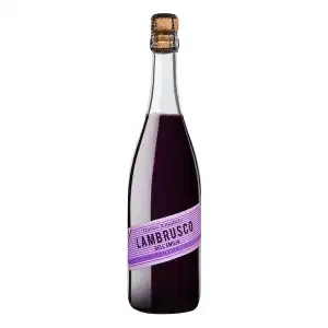 Lambrusco Dell'Emilia rojo espumoso Piccolo Giovanni Botella 750 ml