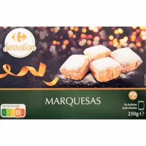 Marquesas Sensation Carrefour sin gluten 250 g.