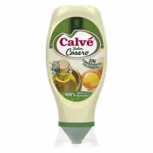 Mayonesa sabor casero Calvé sin lactosa envase 430 ml.