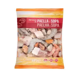 Preparado de paella y sopa Hacendado ultracongelado Paquete 0.685 kg