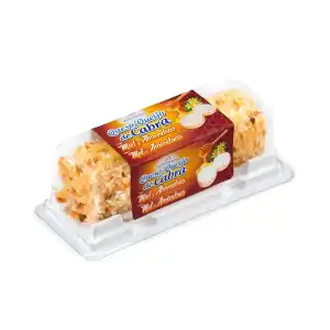 Queso de cabra rulito con miel y almendras Hacendado Bandeja 0.125 kg