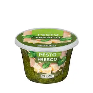 Salsa fresca Pesto con albahaca Hacendado Tarrina 0.15 kg