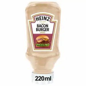 Salsa sabor bacon burguer Heinz 220 ml.