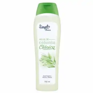 Agua de colonia clásica Simpl Choice 750 ml.