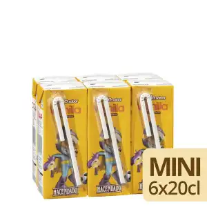 Batido de vainilla Hacendado 6 mini bricks X 200 ml