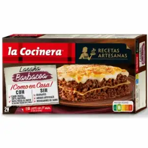 Lasaña Barbacoa La Cocinera 500 g.