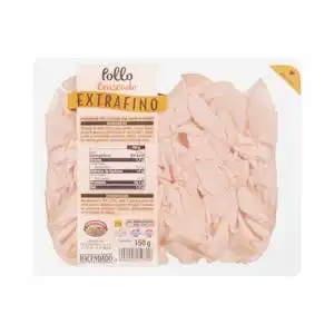 Pechuga de pollo braseada extrafino Hacendado lonchas