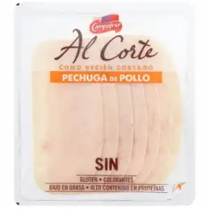 Pechuga de pollo en lonchas Campofrío sin gluten 160 g