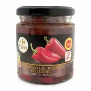 Pimientos del piquillo de Lodosa Extra Carrefour 220 g.