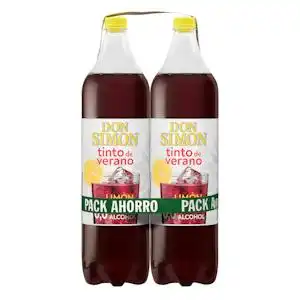 Tinto de verano sin alcohol limón Don Simón