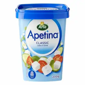 Apetina queso blanco dados en salmuera Arla 200 g.