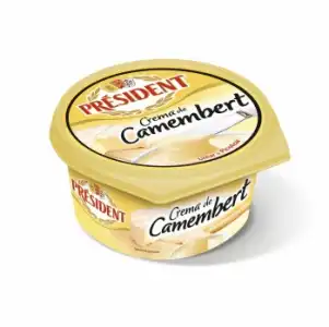 Crema de queso camembert Président 125 g.