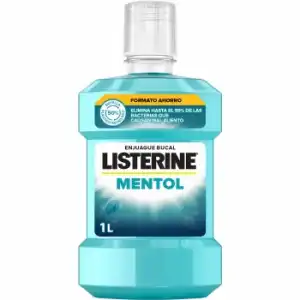 Enjuague bucal mentol Listerine 1 l.